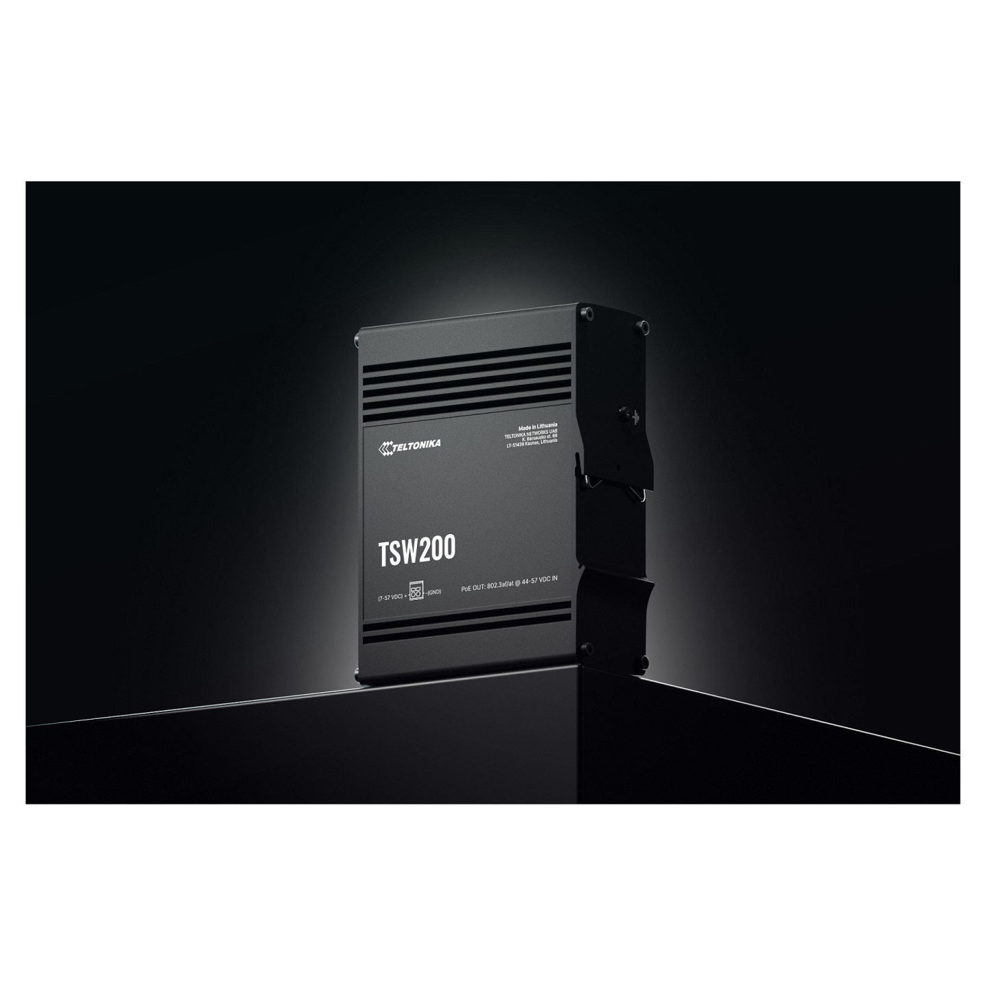 Teltonika · Switch · TSW200 · 8 Port Gigabit Industrial unmanaged PoE+ Switch. 2 SFP — Buy in Cyprus with Fast Delivery