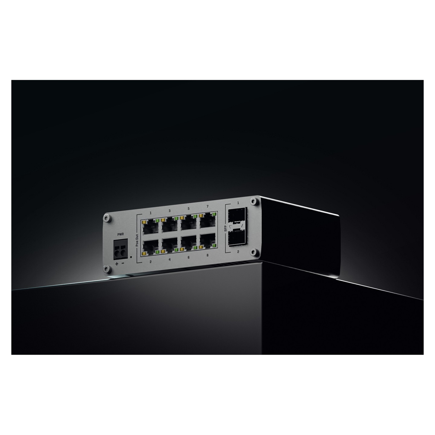 Teltonika · Switch · TSW200 · 8 Port Gigabit Industrial unmanaged PoE+ Switch. 2 SFP — Buy in Cyprus with Fast Delivery