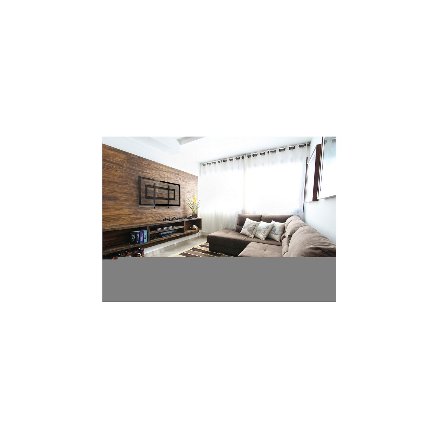 Equip Wandhalterung 60'-100' 1TFT Fest Curv. 100Kg sw retail — Buy in Cyprus with Fast Delivery