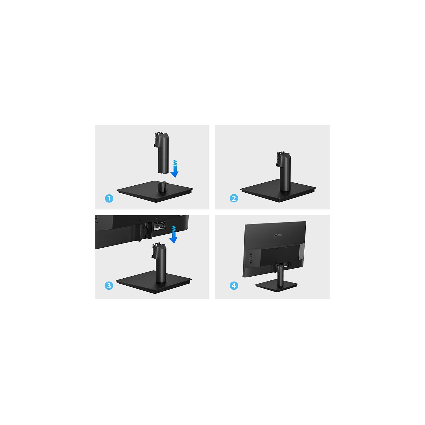 KOORUI E2212F FHD Office-Monitor 54.5 cm (21.45 Zoll) — Buy in Cyprus with Fast Delivery