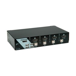 ROLINE DisplayPort USB 2.0 KVM Switch. 1 User - 4 PC — Buy in Cyprus with Fast Delivery