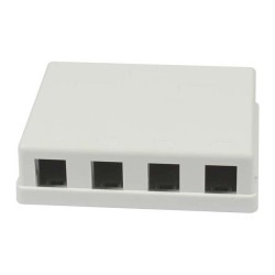 Synergy21 Keystone. Modulträger. Patchpanel für 4x TP-Modul. Aufputz. weiss(ABS) — Buy in Cyprus with Fast Delivery