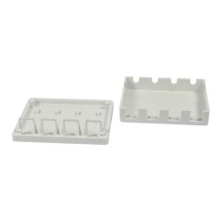 Synergy21 Keystone. Modulträger. Patchpanel für 4x TP-Modul. Aufputz. weiss(ABS) — Buy in Cyprus with Fast Delivery