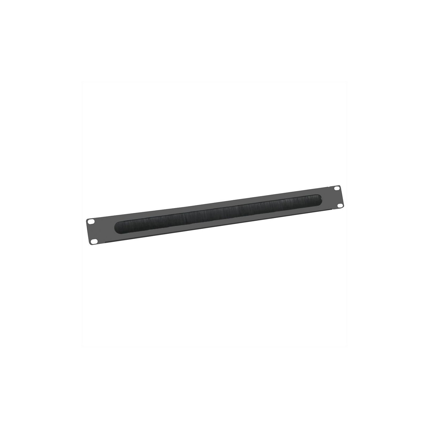 VALUE 19-Zoll-Kabeldurchfhrung 1 HE mit Brstendichtung. schwarz — Buy in Cyprus with Fast Delivery
