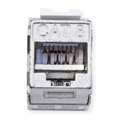 VALUE Cat.8 (Class I) Keystone. geschirmt. werkzeuglos. silberfarben — Buy in Cyprus with Fast Delivery