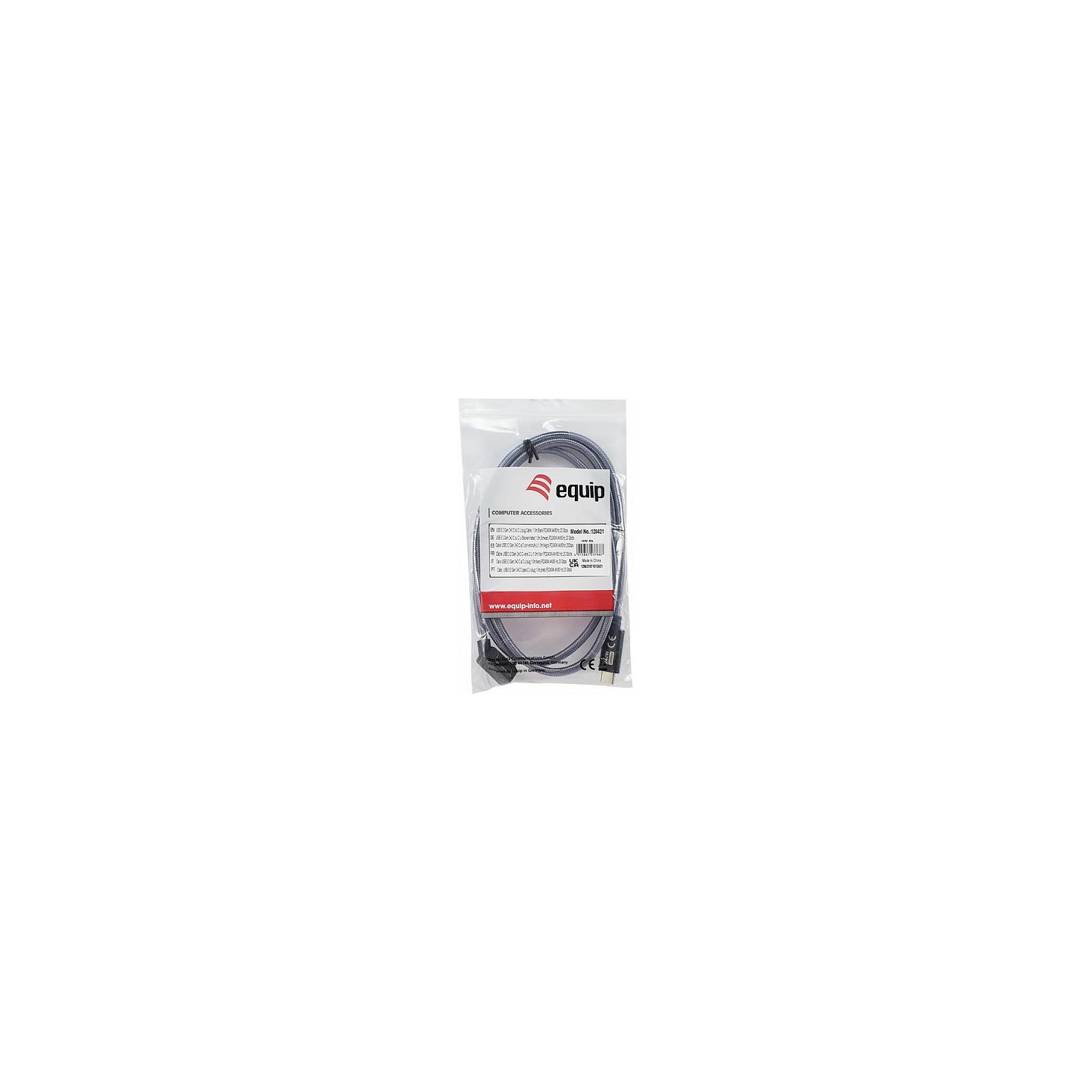 Equip Kabel USB-C 3.0 - to C wink. St St 1.00m 5A 4K 60Hz sw — Buy in Cyprus with Fast Delivery