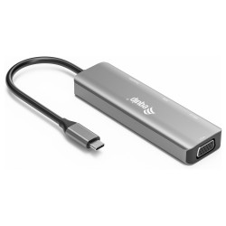 Equip Adapter USB-C - to HDMI DisplayPort VGA 4K 1080P 60Hz gr — Buy in Cyprus with Fast Delivery