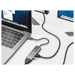 Equip Adapter USB-C - to HDMI DisplayPort VGA 4K 1080P 60Hz gr — Buy in Cyprus with Fast Delivery