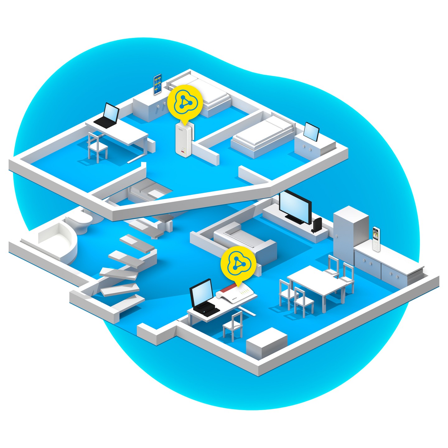 INTD FRITZ!Powerline 1240 AX (1200MBit) — Buy in Cyprus with Fast Delivery