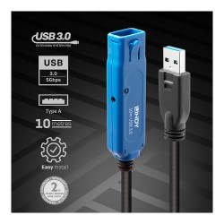 LINDY USB 3.0 Aktiv-Verlängerung Typ A A Pro M F 8m — Buy in Cyprus with Fast Delivery