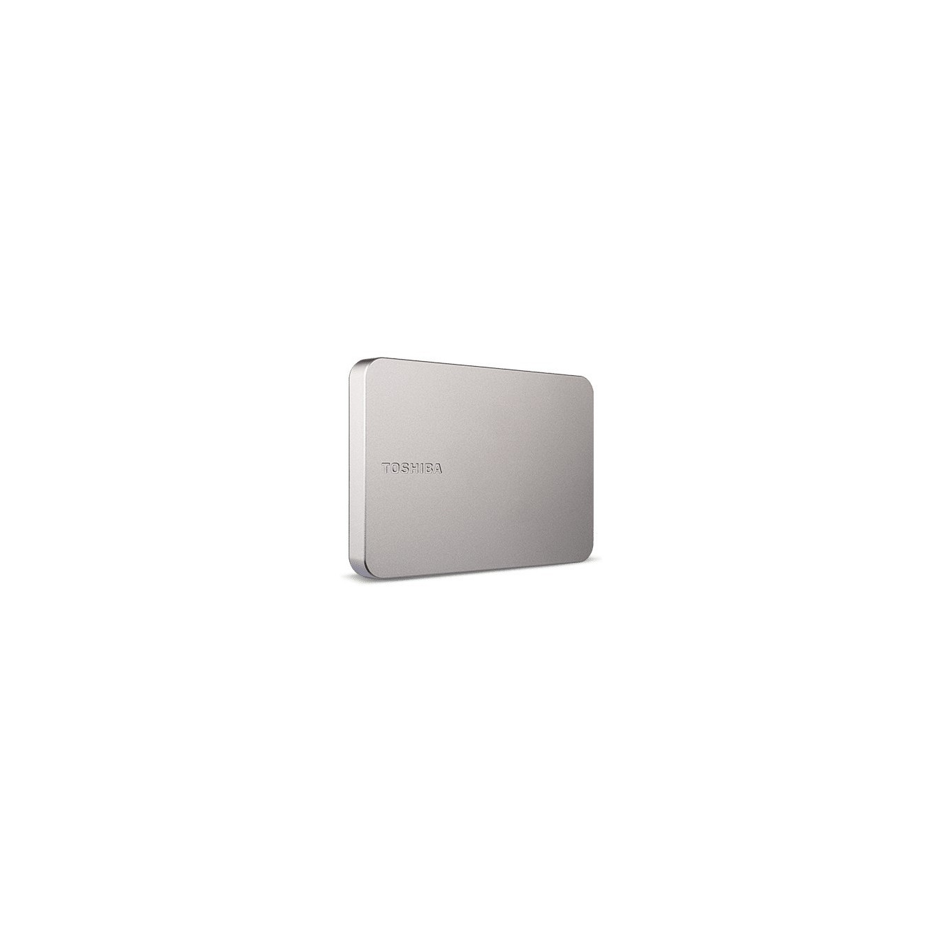 Toshiba Canvio Flex Portable HDD - 2TB - 2.5-inch Silver, USB 3.2 Gen1 (5Gbps), USB-A & USB-C Cables