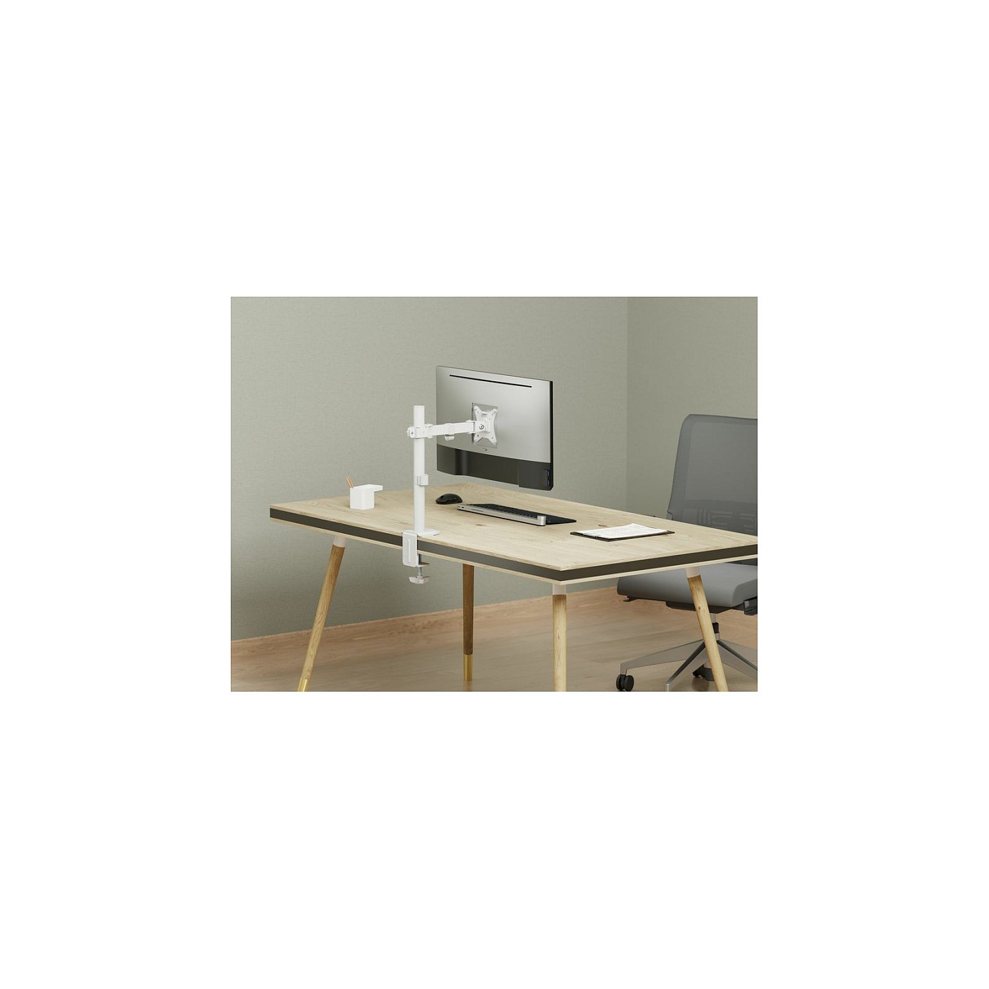 Equip Tischhalterung 17'-32' 1TFT 360° H.verst. 9Kg weiß retail — Buy in Cyprus with Fast Delivery