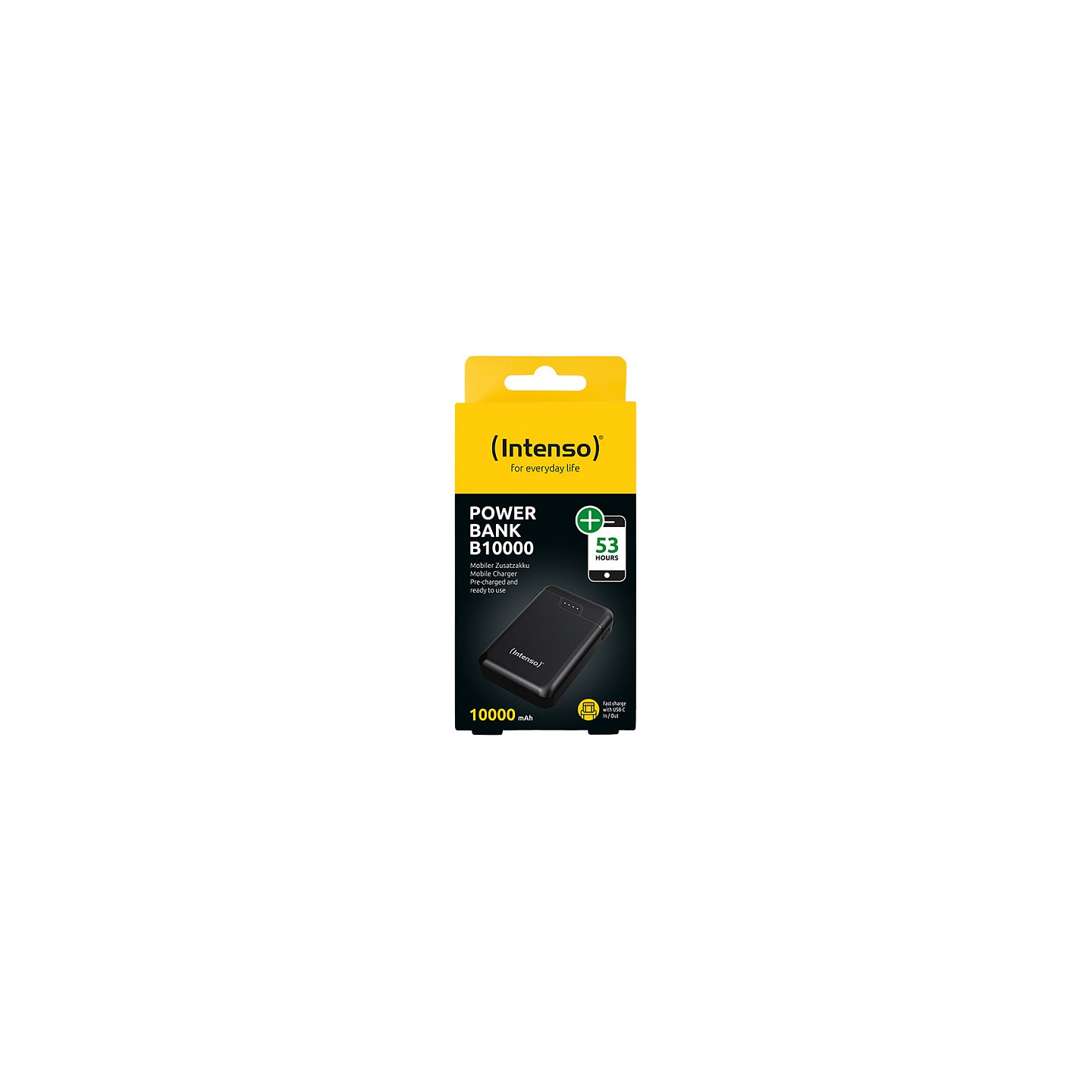 Intenso Power Bank B10000 10000mAh schwarz — Buy in Cyprus with Fast Delivery