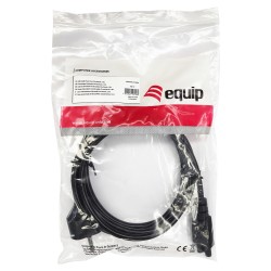 Equip Stromkabel CEE 7 7 - to C5 St Bu schwarz 1.80m PVC Polybeutel — Buy in Cyprus with Fast Delivery