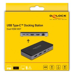 USB Type-CTM Dockingstation 4K - Dual HDMI MST USB Gigabit LAN PD 3.0 85 W — Buy in Cyprus with Fast Delivery