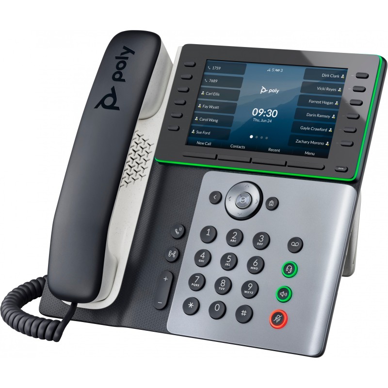 Buy Poly Edge E550 - 12-Line IP Desk Phone, Black - 5-inch IPS display, Gigabit ... in Cyprus, Nicosia, Limassol, Larnaka, Pafos