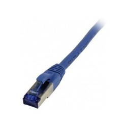 Synergy21 Patchkabel RJ45. CAT6A 500Mhz. 0.5m. blau. S-STP(S FTP). TPE LSZH(Superflex). AWG26.
