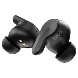 Epos Adapt E1 schwarz Bluetooth TWS Earbuds Multi-Connect IPX5 Hybrid ANC Ladecase USB-C Dongle OhrAdapter Teams und ...