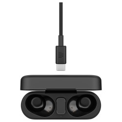 Epos Adapt E1 schwarz Bluetooth TWS Earbuds Multi-Connect IPX5 Hybrid ANC Ladecase USB-C Dongle OhrAdapter Teams und ...