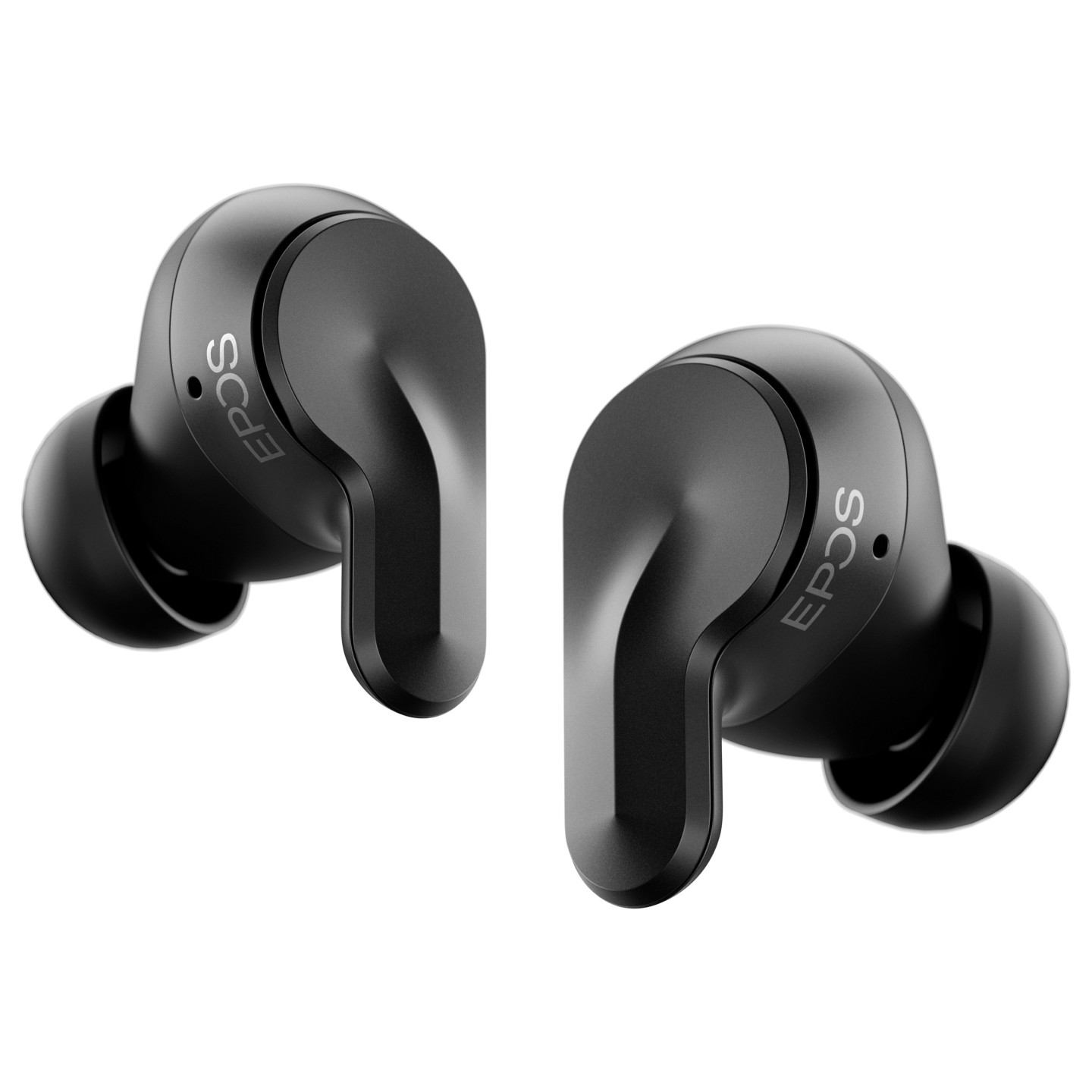 Epos Adapt E1 schwarz Bluetooth TWS Earbuds Multi-Connect IPX5 Hybrid ANC Ladecase USB-C Dongle OhrAdapter Teams und ...