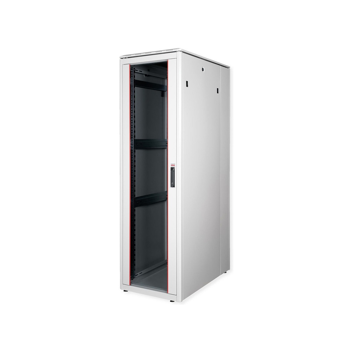 ROLINE 19-Zoll Netzwerkschrank Pro 42 HE. 600x1000 BxT Glastr grau — Buy in Cyprus with Fast Delivery