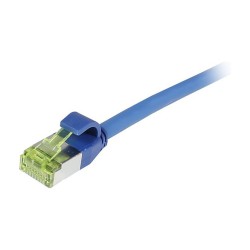 Synergy21 Patchkabel RJ45. CAT6A 500Mhz. 1.5m. blau. S-STP(S FTP). slimline rund d4.5mm. TPE LSZH(Superflex). AWG28....