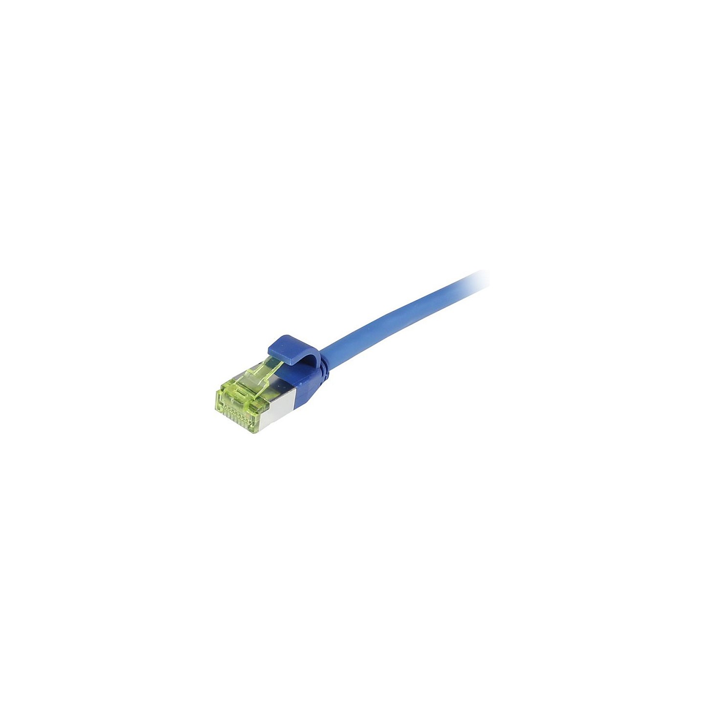 Synergy21 Patchkabel RJ45. CAT6A 500Mhz. 1.5m. blau. S-STP(S FTP). slimline rund d4.5mm. TPE LSZH(Superflex). AWG28....