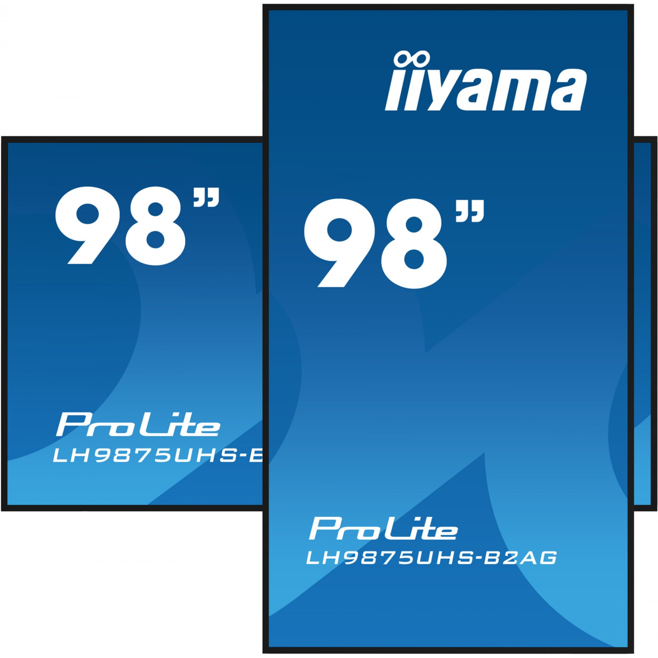 iiyama LH9875UHS-B2AG - 98" (97.5") 4K UHD Digital Signage Display, IPS, Android 11, 32GB/4GB, 3xHDMI+DP+DVI, Black