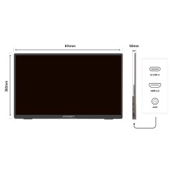 JapanNext FULL HD Touchscreen Monitor 39.6 cm (15.6') — Buy in Cyprus with Fast Delivery