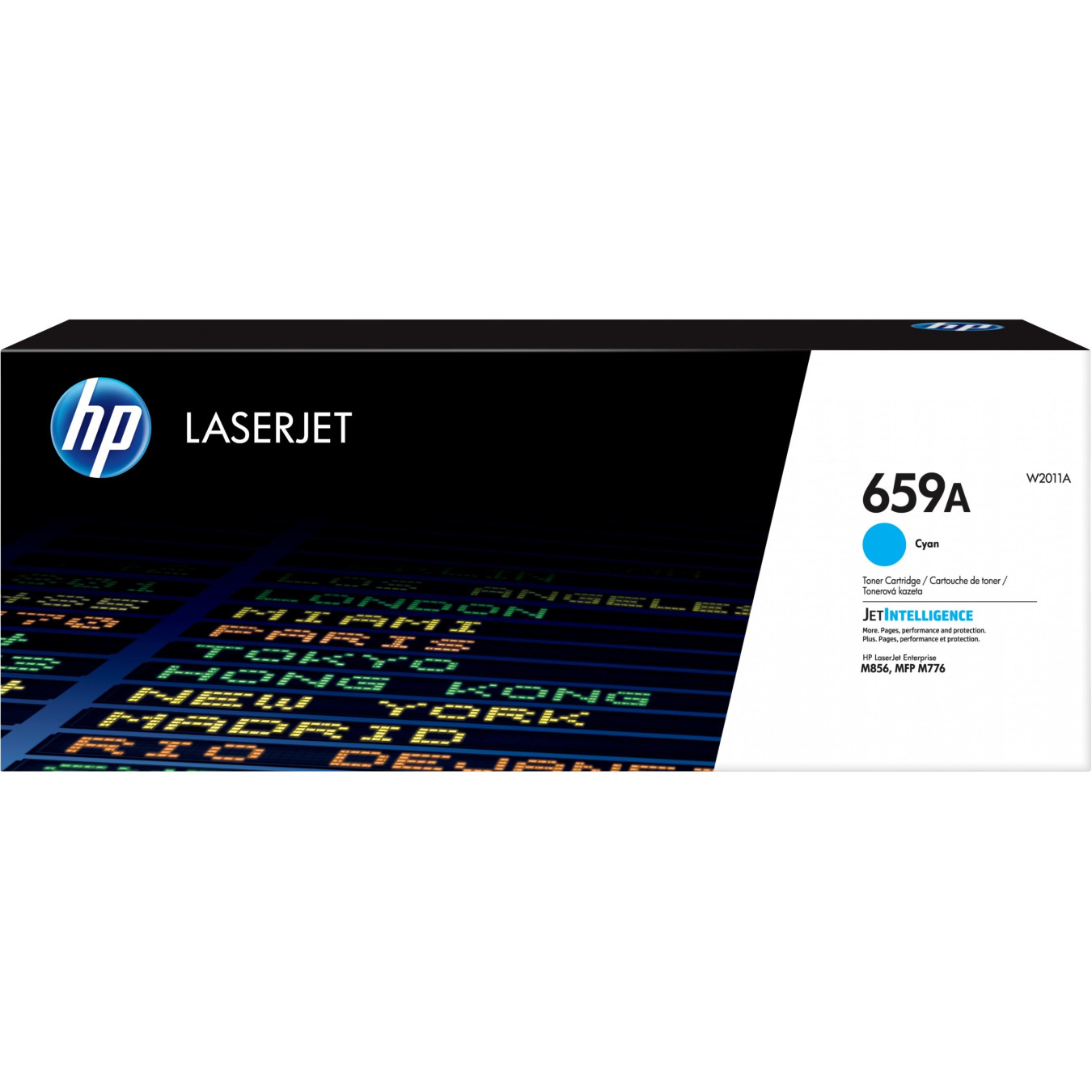 HP 659A Original Cyan LaserJet Toner Cartridge - 13,000-page Yield (for HP LaserJet M776/M856)