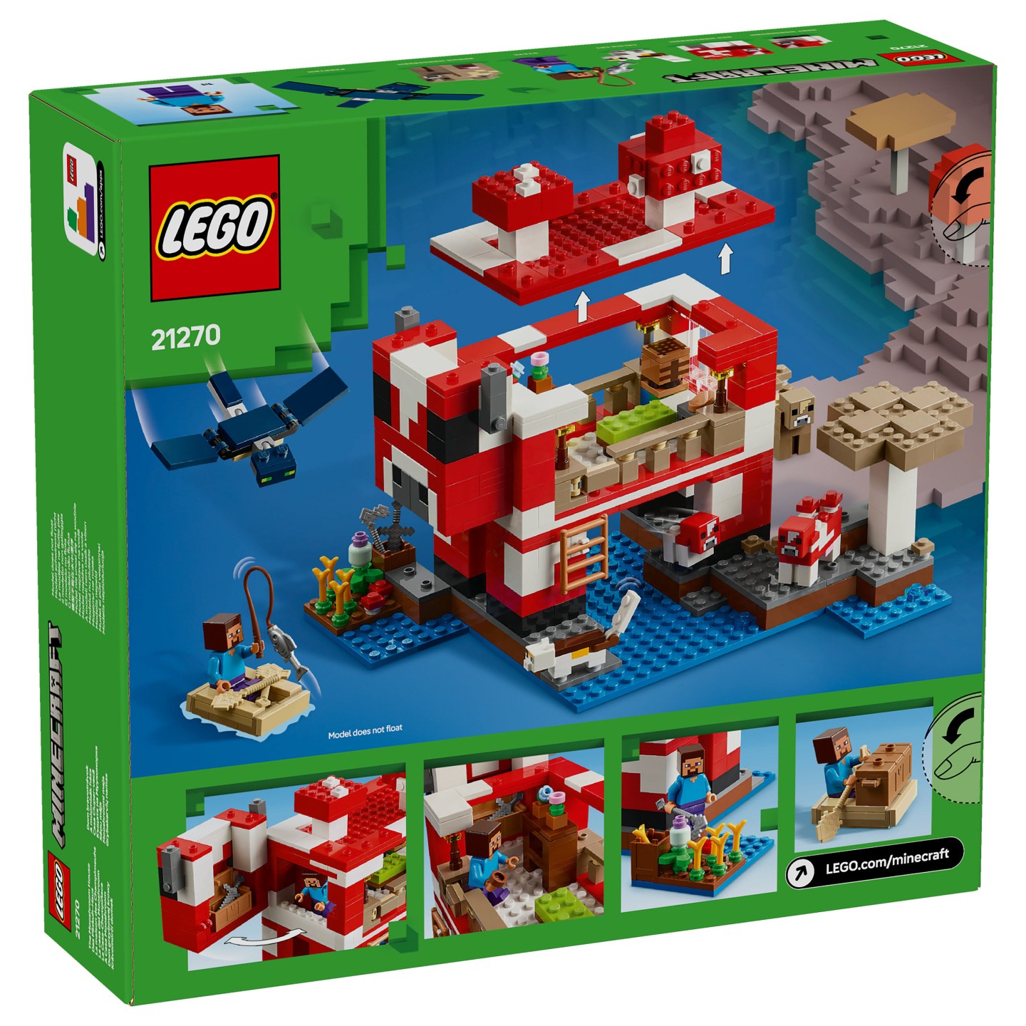 LEGO 21270 Minecraft Das Pilzkuh-Haus — Buy in Cyprus with Fast Delivery