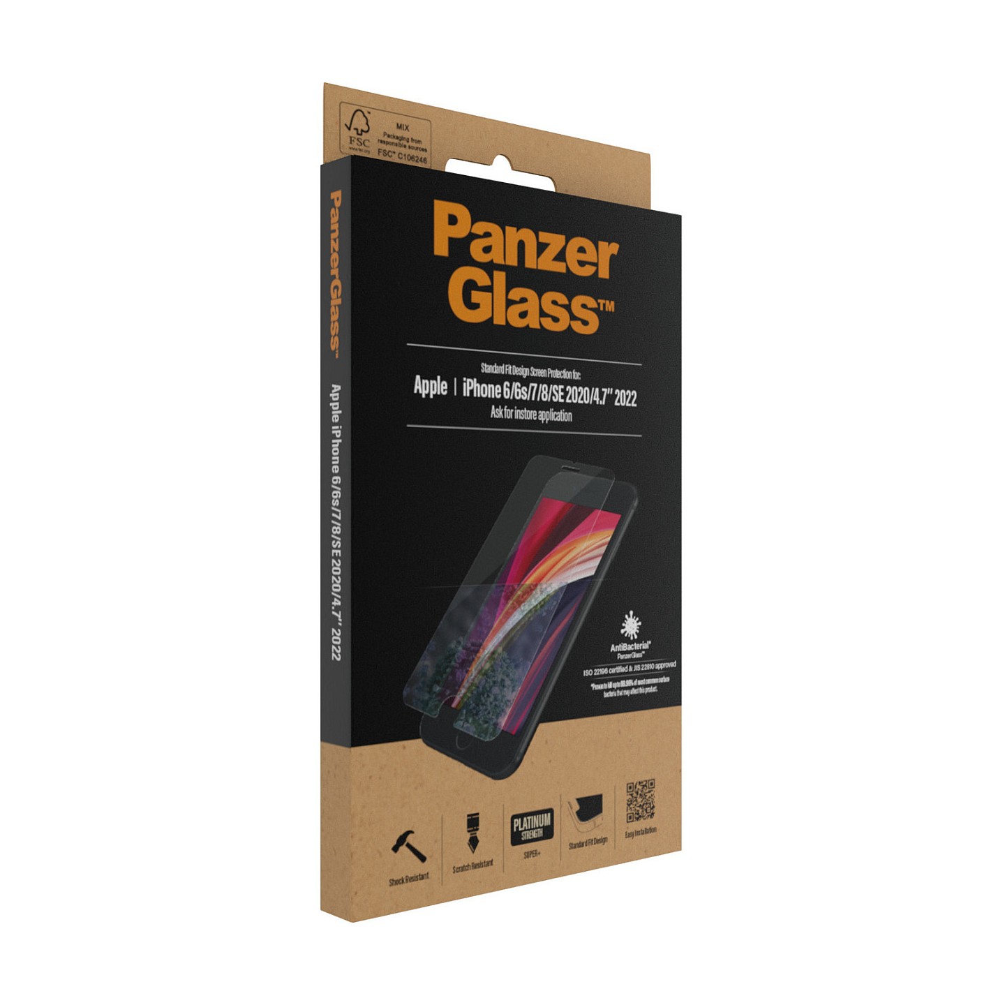 PanzerGlass f. Apple iPhone 6 7 8 SE 2020 2022 — Buy in Cyprus with Fast Delivery