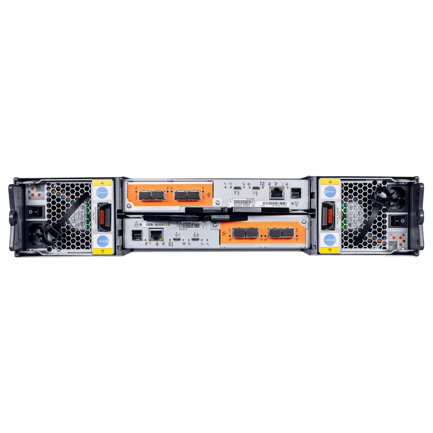 MSA 2070 SFF 2x10 25GbE iSCSI 4-port Cntrl 12x3.84TB SSD 4x10Gb iSCSI XCVR 46TB Storage Array