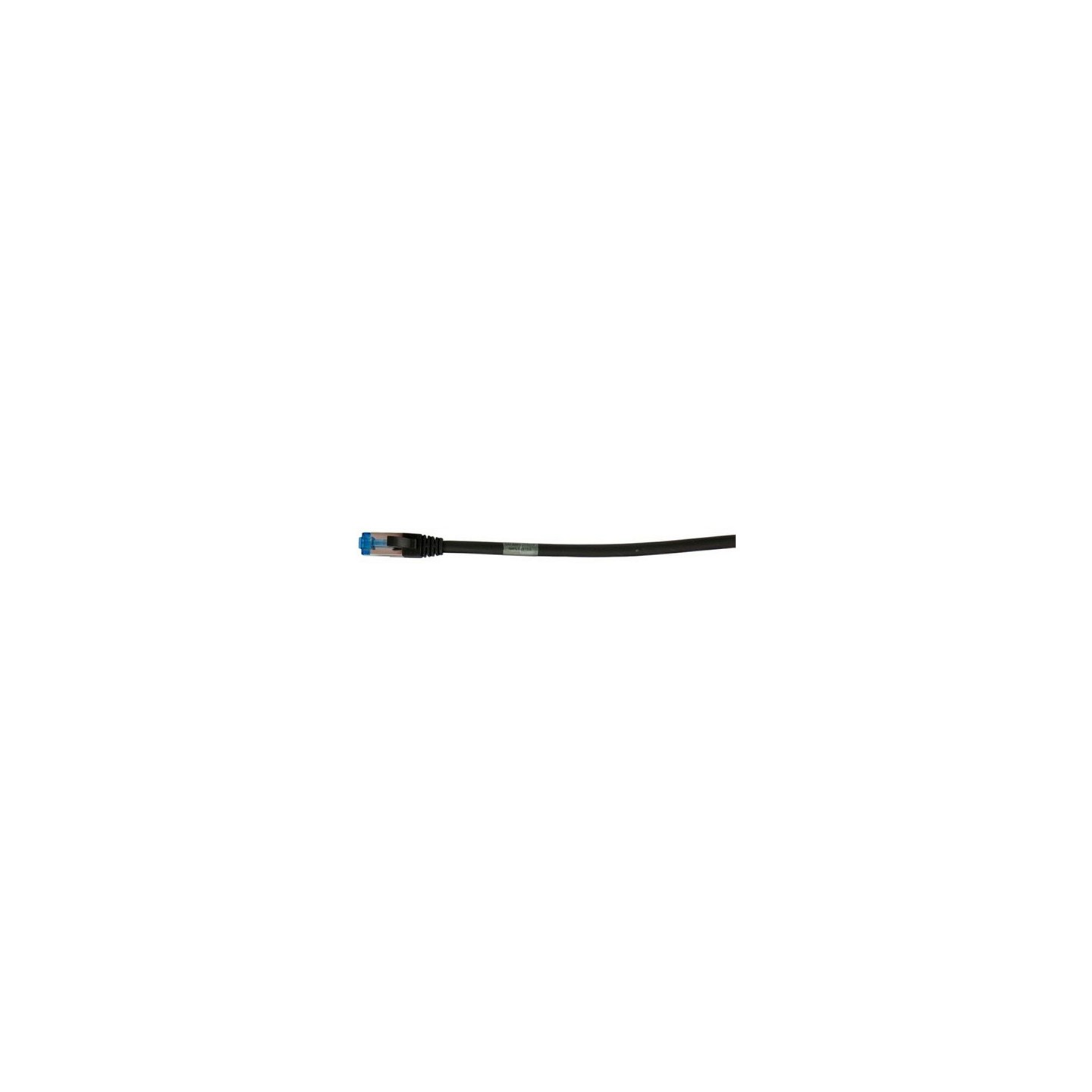 Synergy21 Patchkabel RJ45. CAT6A 500Mhz. 0.5m. schwarz. S-STP(S FTP). TPE LSZH(Superflex). AWG26.