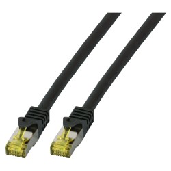 EFB RJ45 Patchkabel S FTP Cat.6A LSZH Cat.7 Rohk. 1.50m schw — Buy in Cyprus with Fast Delivery