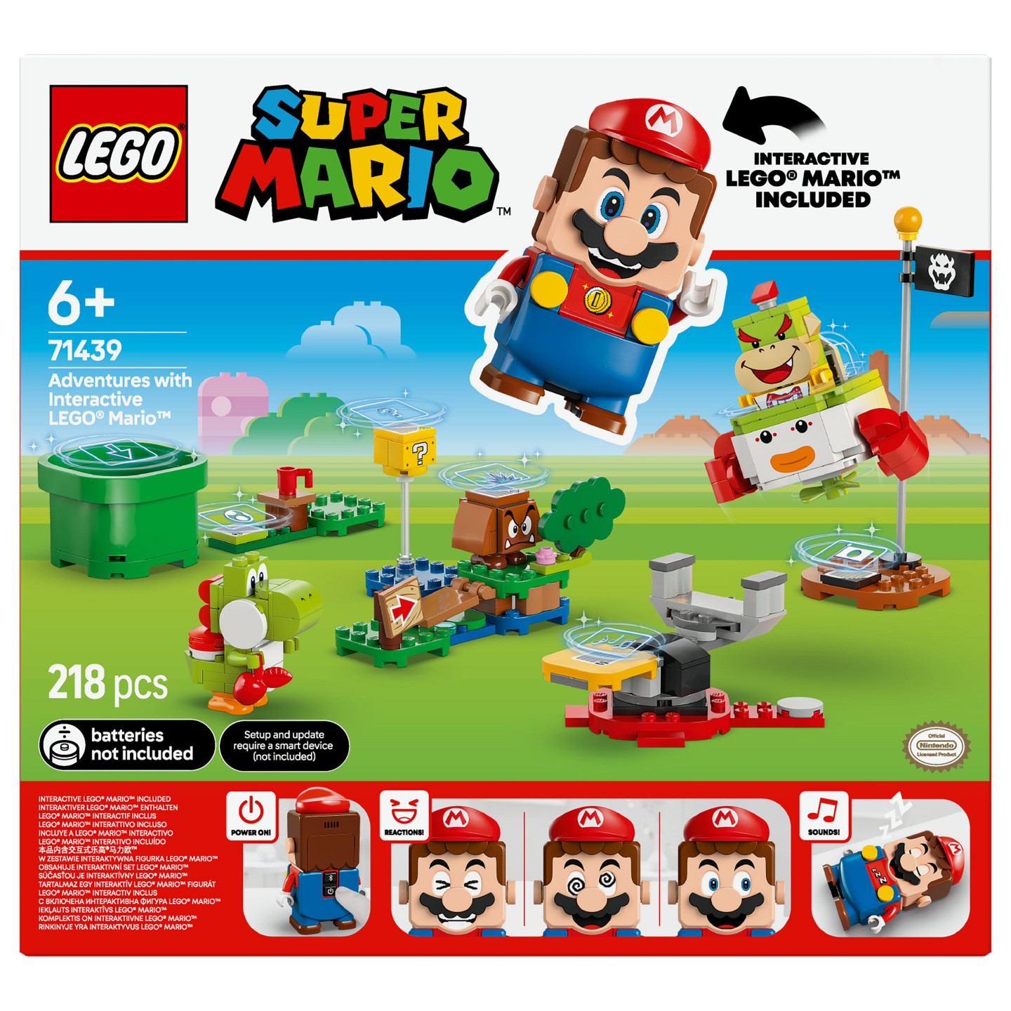 LEGO 71439 Super Mario Abenteuer mit dem interaktiven LEGO Mario — Buy in Cyprus with Fast Delivery