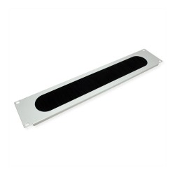 VALUE 19-Zoll-Kabeldurchfhrung 2 HE mit Brstendichtung. grau — Buy in Cyprus with Fast Delivery