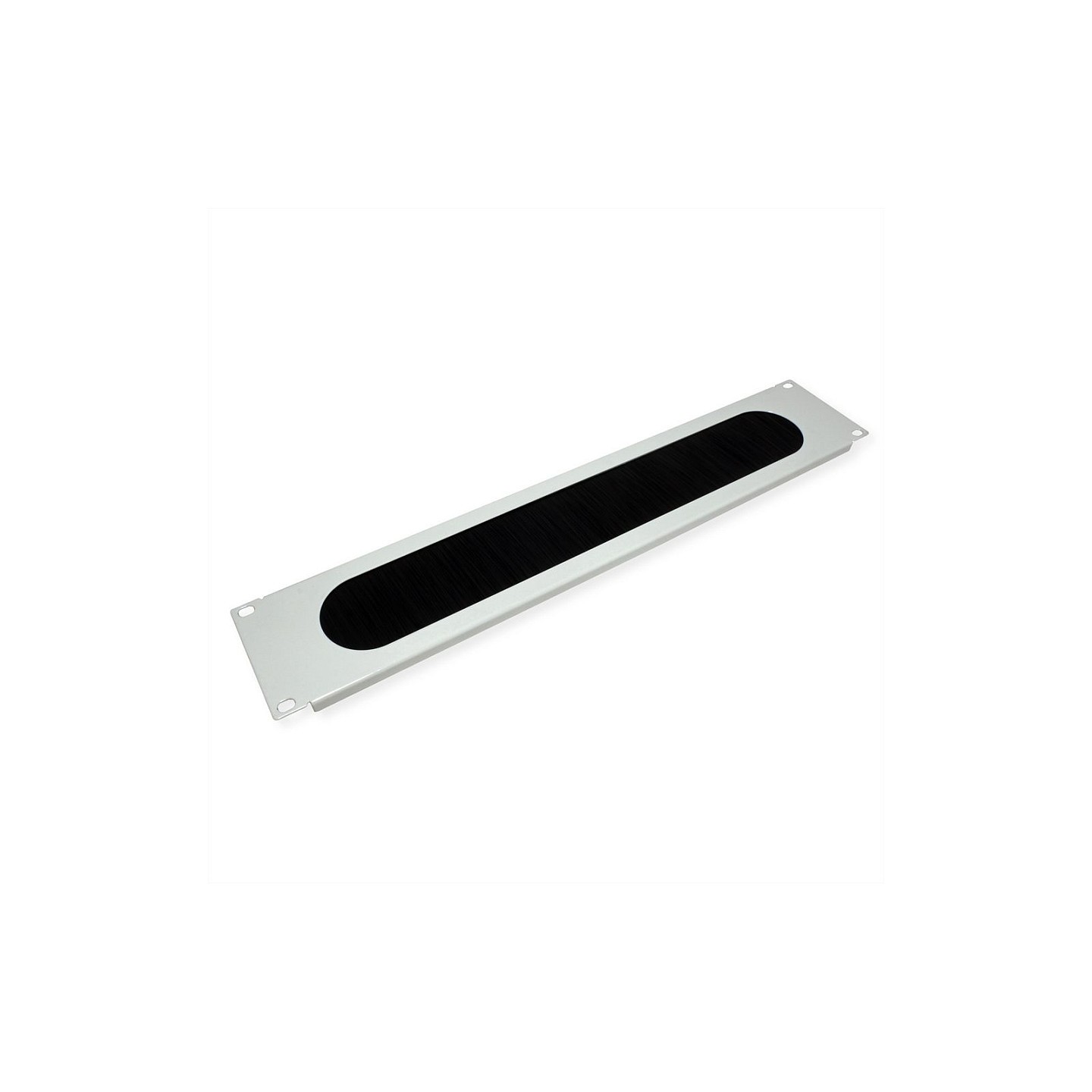 VALUE 19-Zoll-Kabeldurchfhrung 2 HE mit Brstendichtung. grau — Buy in Cyprus with Fast Delivery