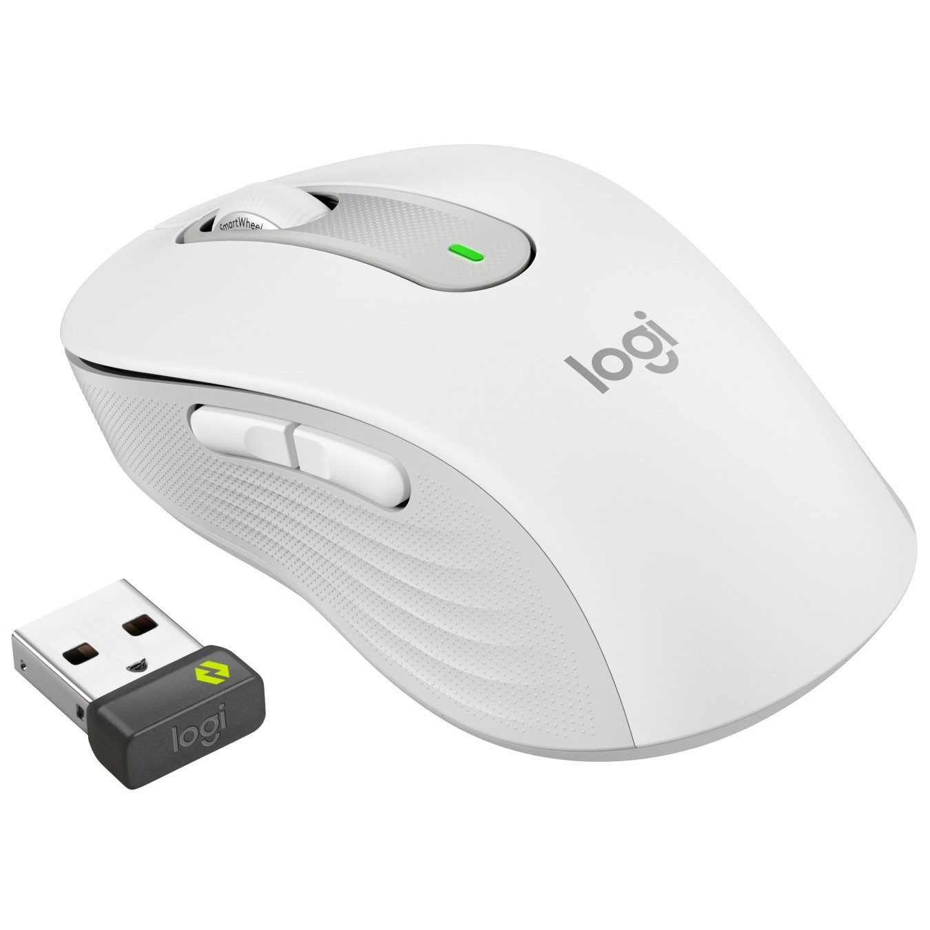 Logitech Signature M650 for Business - M650 - Wireless (Bluetooth & Logi Bolt) Right-Hand Off-White