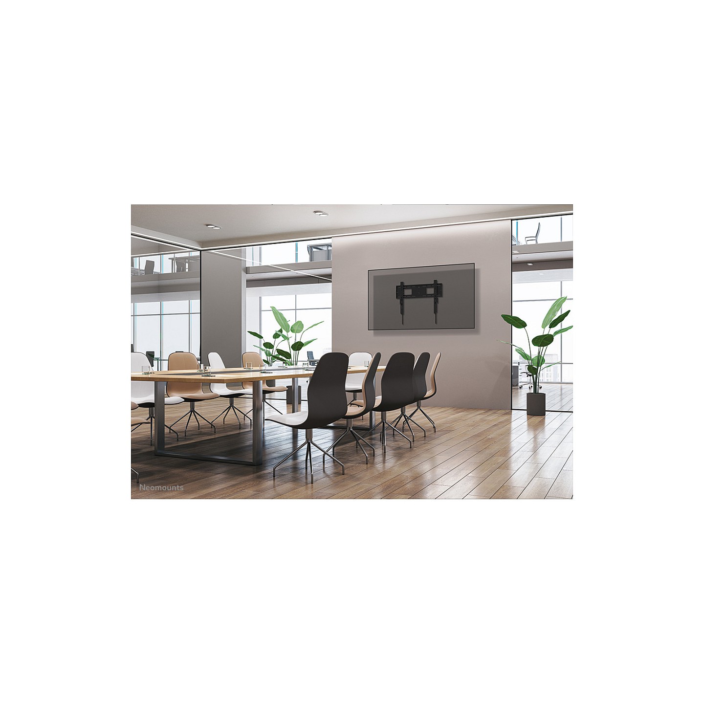 Neomounts LEVEL-750 WL30-750BL16 Wandhalterung starr — Buy in Cyprus with Fast Delivery