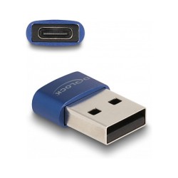 Delock USB2.0 ADA USB Typ-A Stecker zu USB Type-C BU blau — Buy in Cyprus with Fast Delivery