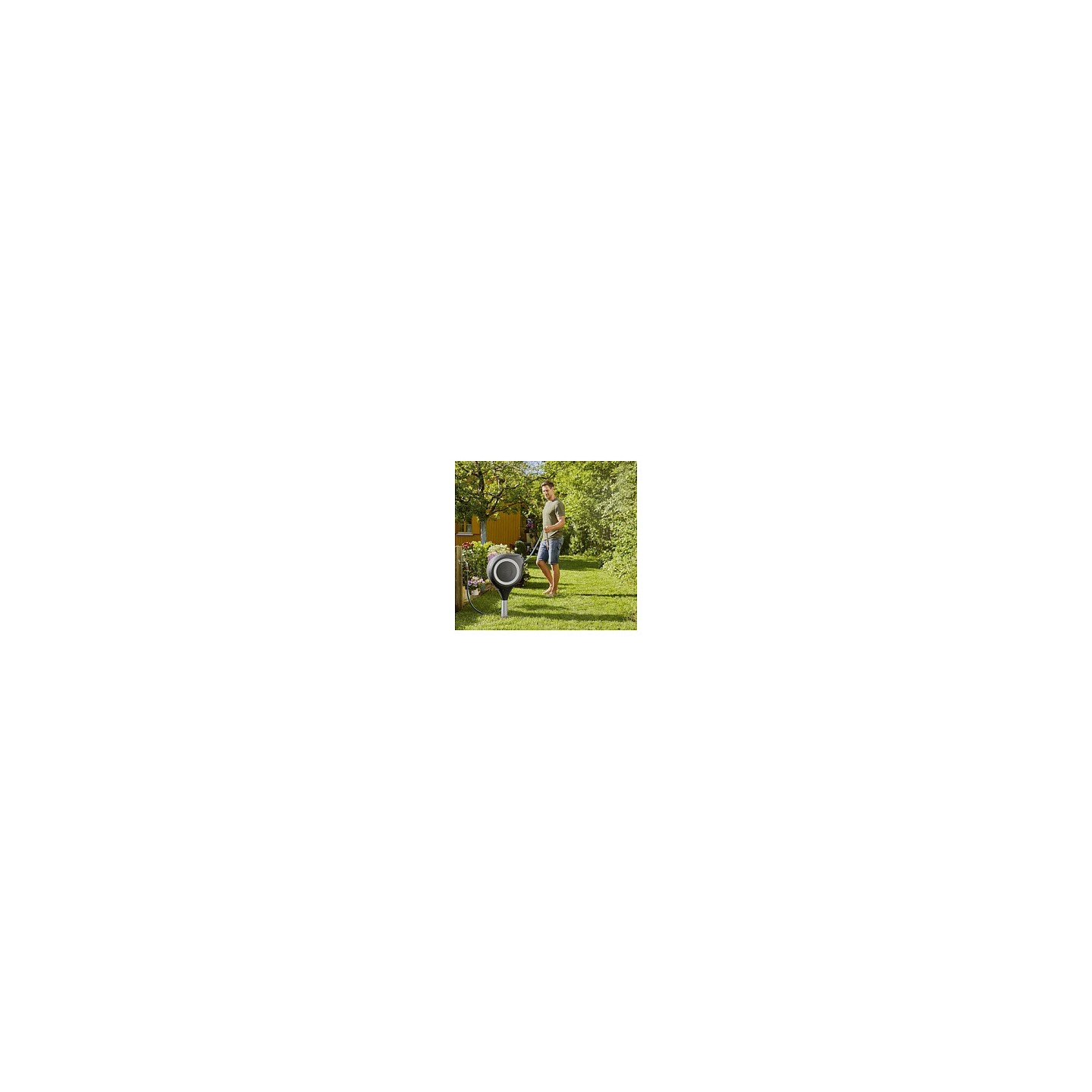 Gardena Garten-Schlauchbox RollUp M (weiß) 20 m — Buy in Cyprus with Fast Delivery