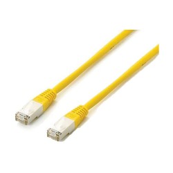 Equip Patchkabel Cat6A S FTP 2xRJ45 0.50m gelb Plat.LSZH Polybeutel — Buy in Cyprus with Fast Delivery