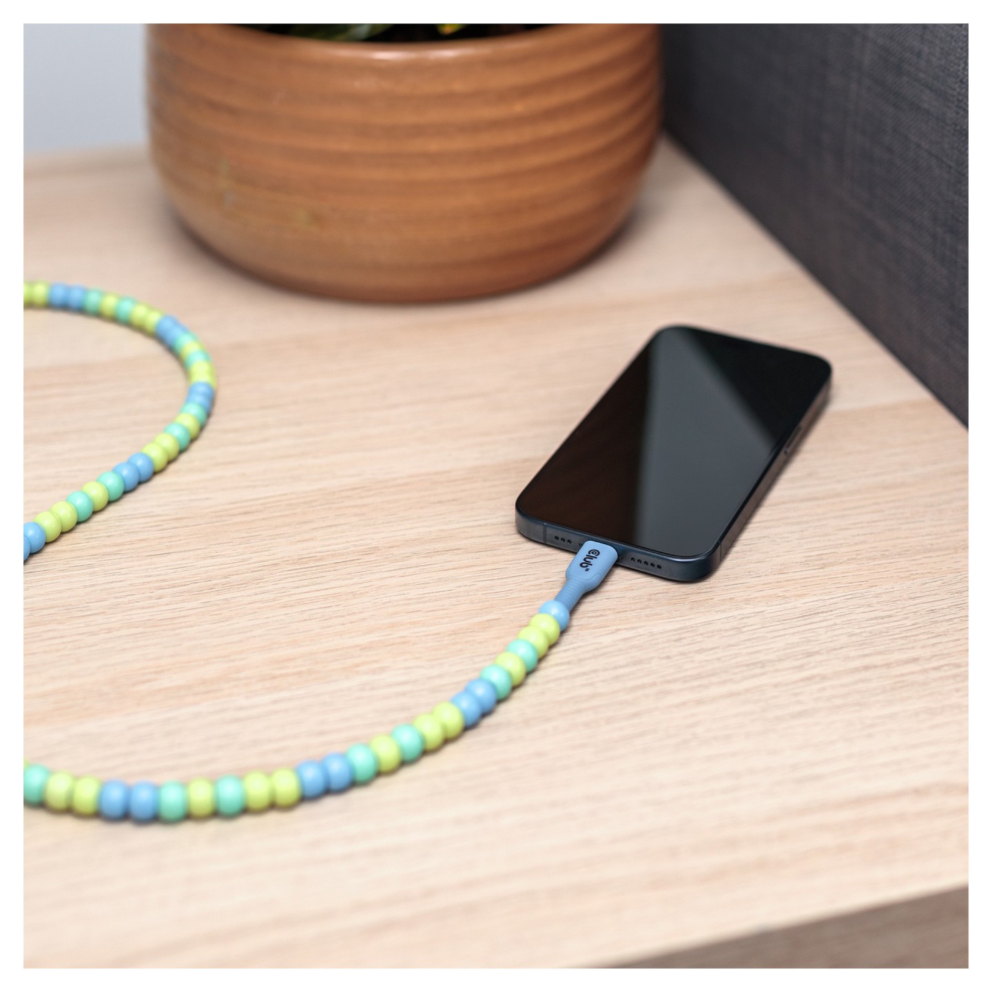 Club3D Lifestyle USB-C Perlen-Kabel PD60W.480Mbps 2m blau — Buy in Cyprus with Fast Delivery