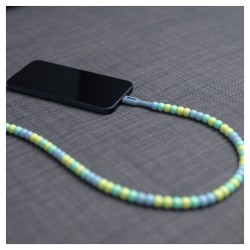 Club3D Lifestyle USB-C Perlen-Kabel PD60W.480Mbps 2m blau — Buy in Cyprus with Fast Delivery