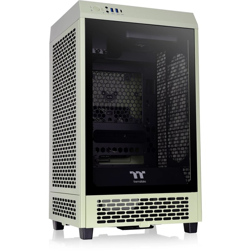 Buy Thermaltake Tower 200 TG - Mini-ITX PC Case, Tempered Glass, Green, Fits 380... in Cyprus, Nicosia, Limassol, Larnaka, Pafos