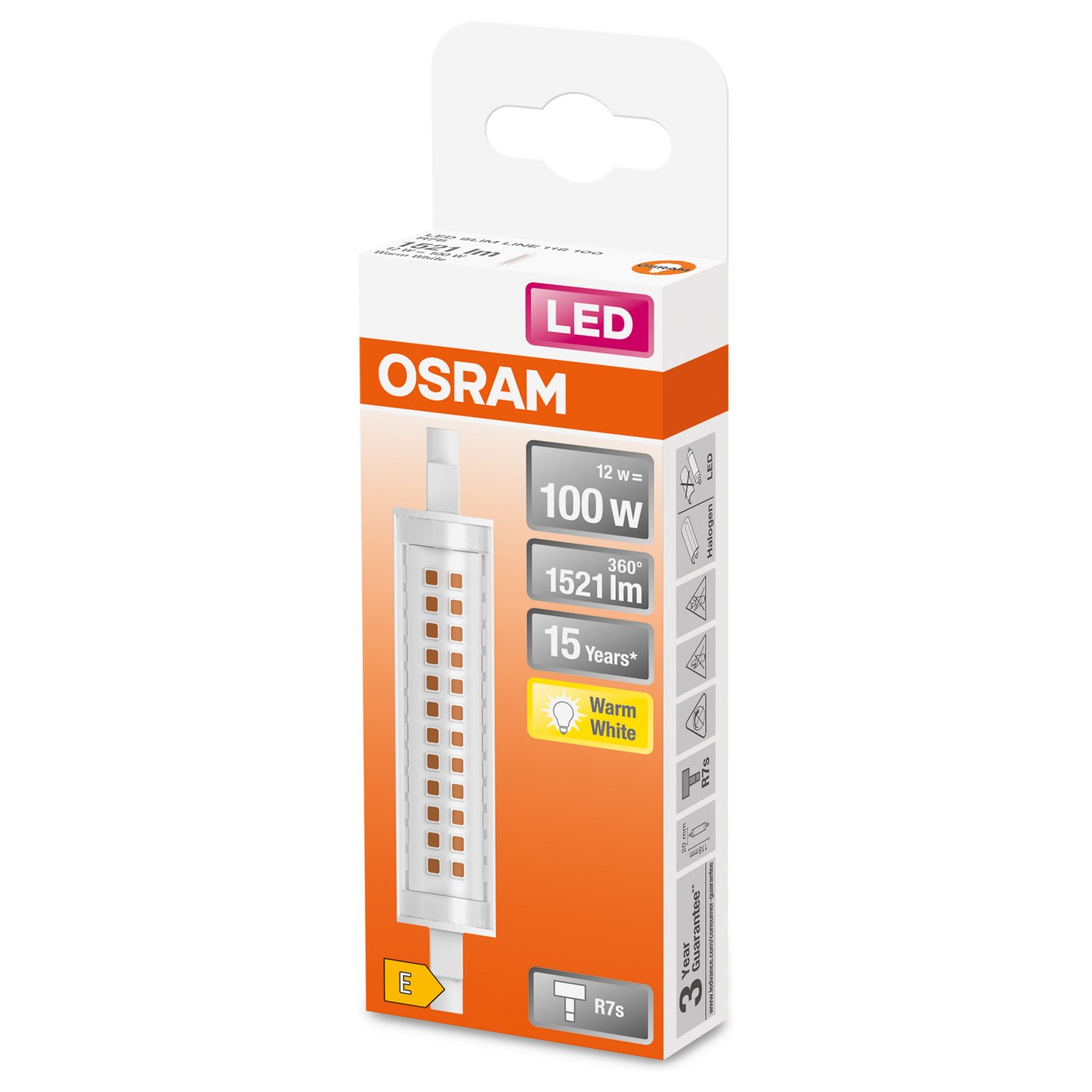 Osram LED Slim Line R7s 12W 1521 lm — Buy in Cyprus with Fast Delivery