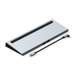 VALUE USB 3.2 Gen 2 Typ C Multiport Docking Station. 4K HDMI DP. VGA. USB. Card Reader. PD. LAN. Audio