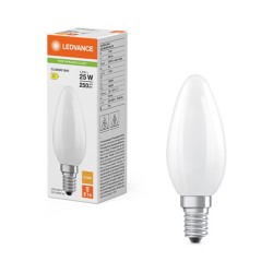 Osram LED CLB25 1.8W 827 FIL FR E14 P Frosted E14 LED-Kerzenlampe — Buy in Cyprus with Fast Delivery