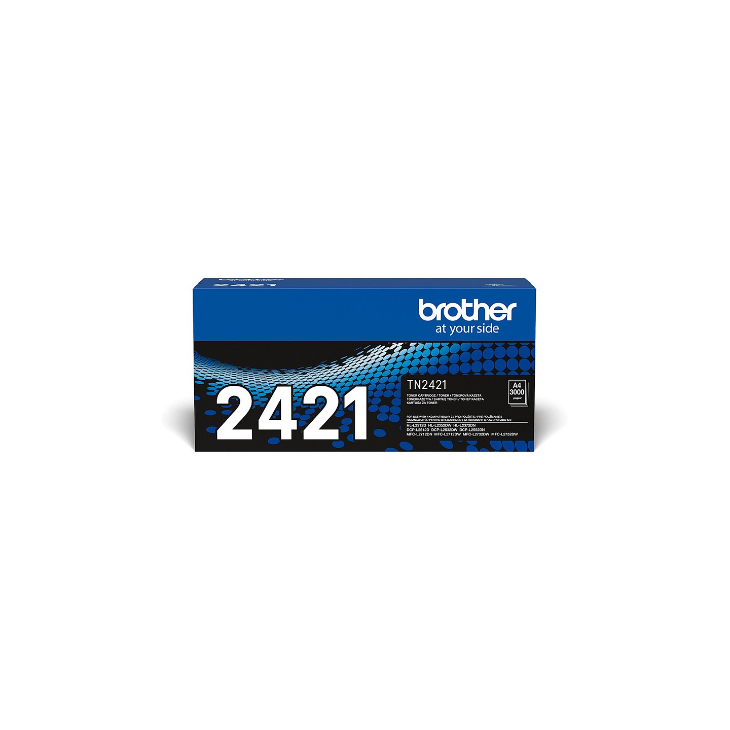 Brother TN2421 - Mit hoher Kapazitt - original - Tonerpatrone - fr Brother DCP-L2512. L2532. L2552. HL-L2352. L2372. ...